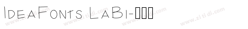 IdeaFonts LaBi字体转换